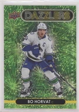 2021-22 Upper Deck Extended Series - Dazzlers - Green #DZ-144 - Bo Horvat