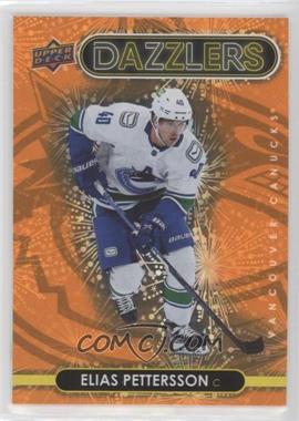 2021-22 Upper Deck Extended Series - Dazzlers - Orange #DZ-143 - Elias Pettersson