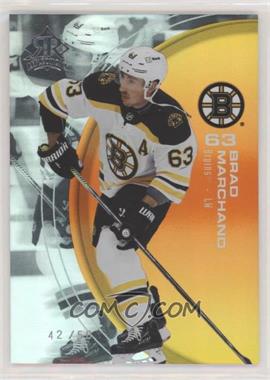 2021-22 Upper Deck Extended Series - Triple Dimensions Reflections - Gold #3 - Brad Marchand /50