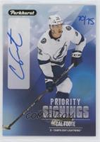 Cal Foote (Stick on Ice) #/75