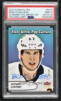 Sidney Crosby by Benito Gallego [PSA 9 MINT] #/10