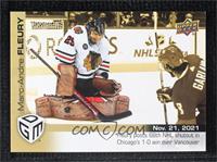(Nov. 21, 2021) - Marc-Andre Fleury Posts 68th NHL Shutout in Chicago's 1-0 Win…