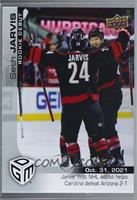 Rookie Debut - (Oct. 31, 2021) - Seth Jarvis' First NHL Assist Helps Carolina D…