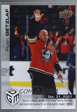 2021-22 Upper Deck Game Dated Moments - [Base] #11 - (Oct. 31, 2021) - Ryan Getzlaf Becomes Anaheim's All-Time Points Leader /499