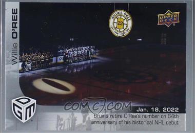 2021-22 Upper Deck Game Dated Moments - [Base] #44 - (Jan. 18, 2022) - Bruins Retire Willie O'Ree's Number on 64th Anniversary of His Historical NHL Debut /499