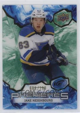 2021-22 Upper Deck Ice - [Base] - Green #221 - Ice Premieres - Jake Neighbours /799