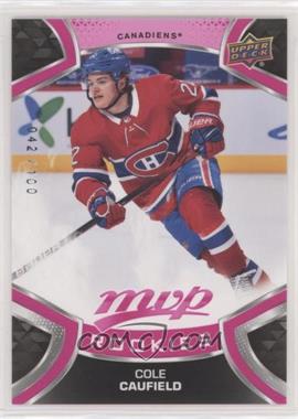 2021-22 Upper Deck MVP - [Base] - Magenta #243 - Rookie - Cole Caufield /100