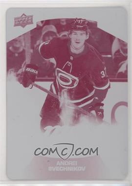 2021-22 Upper Deck MVP - [Base] - Printing Plate Magenta #137 - Andrei Svechnikov /1