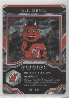 2021-22 Upper Deck MVP - Mascot Gaming Cards - Sparkle #M-18 - N.J. Devil