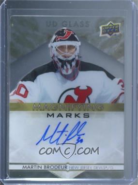 2021-22 Upper Deck Ovation - UD Glass Magnifying Marks - Gold #MM-MB - Martin Brodeur /15