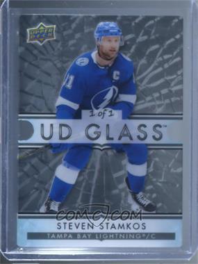 2021-22 Upper Deck Ovation - UD Glass Stars - Black #GS-21 - Steven Stamkos /1