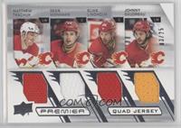 Matthew Tkachuk, Sean Monahan, Elias Lindholm, Johnny Gaudreau #/25