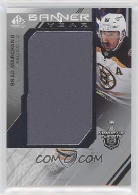 2021-22 Upper Deck SP Game Used - 2021 NHL Stanley Cup Playoffs Banner Year Relics #BYSC-BM - Brad Marchand