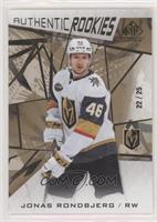 Authentic Rookies - Jonas Rondbjerg #/25