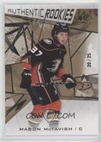 Authentic Rookies - Mason McTavish #/25