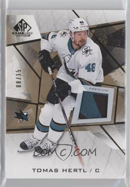 2021-22 Upper Deck SP Game Used - [Base] - Gold Premium Memorabilia #67 - Tomas Hertl /15