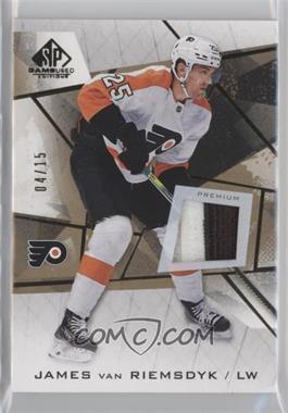 2021-22 Upper Deck SP Game Used - [Base] - Gold Premium Memorabilia #84 - James van Riemsdyk /15