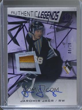 2021-22 Upper Deck SP Game Used - [Base] - Purple Memorabilia Autographs #103 - Legends - Jaromir Jagr /10