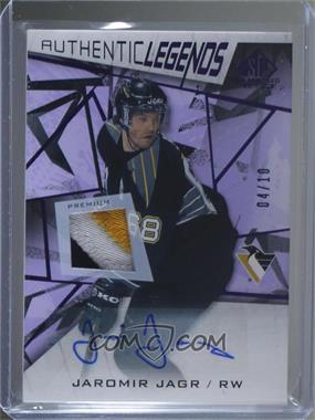 2021-22 Upper Deck SP Game Used - [Base] - Purple Memorabilia Autographs #103 - Legends - Jaromir Jagr /10