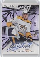Authentic Rookies - Tanner Jeannot #/25