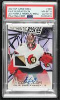 Authentic Rookies - Filip Gustavsson [PSA 8 NM‑MT] #/25