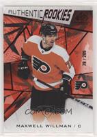 Authentic Rookies - Max Willman #/205