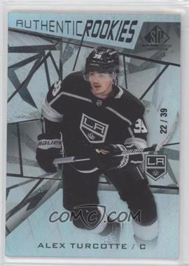 2021-22 Upper Deck SP Game Used - [Base] #193 - Authentic Rookies - Alex Turcotte /39
