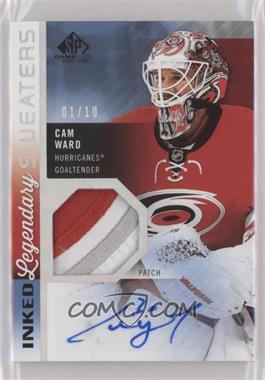 2021-22 Upper Deck SP Game Used - Inked Legendary Sweaters - Patches #IS-CW - Cam Ward /10