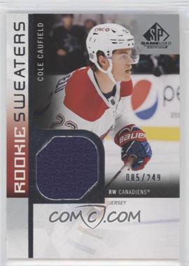 2021-22 Upper Deck SP Game Used - Rookie Sweaters #RS-CC - Cole Caufield /249