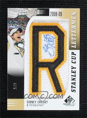 2021-22 Upper Deck SP Game Used - Stanley Cup Lettermen Signatures #SCL-SC - Sidney Crosby /5