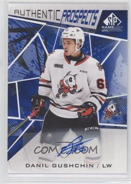 2021-22 Upper Deck SP Game Used CHL Edition - [Base] - Blue Autographs #3 - Danil Gushchin