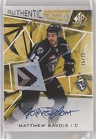 Matthew Savoie #/25