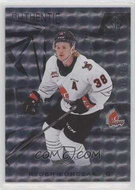 2021-22 Upper Deck SP Game Used CHL Edition - [Base] - Silver Foilboard #7 - Ryder Korczak /249