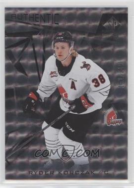 2021-22 Upper Deck SP Game Used CHL Edition - [Base] - Silver Foilboard #7 - Ryder Korczak /249