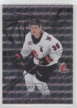 2021-22 Upper Deck SP Game Used CHL Edition - [Base] - Silver Foilboard #7 - Ryder Korczak /249