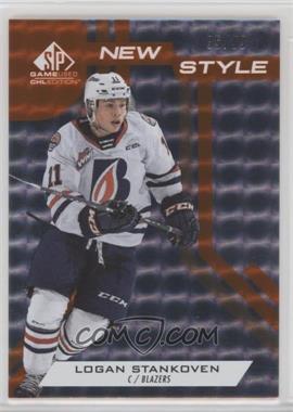 2021-22 Upper Deck SP Game Used CHL Edition - New Style - Orange Foilboard #NS-LS - Logan Stankoven /99