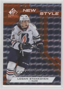 2021-22 Upper Deck SP Game Used CHL Edition - New Style - Orange Foilboard #NS-LS - Logan Stankoven /99