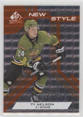 2021-22 Upper Deck SP Game Used CHL Edition - New Style - Orange Foilboard #NS-TN - Ty Nelson /99