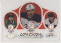 Leon Draisaitl, Joe Pavelski, T.J. Oshie