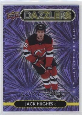 2021-22 Upper Deck Series 1 - Dazzlers - Purple #DZ-28 - Jack Hughes