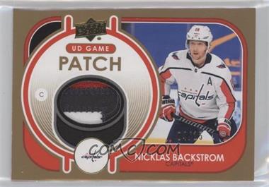 2021-22 Upper Deck Series 1 - UD Game Jersey - Patch #GJ-NB - Nicklas Backstrom /15