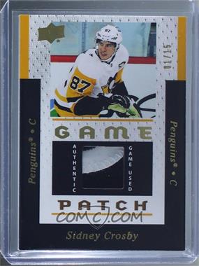 2021-22 Upper Deck Series 1 - UD Game Jersey 25th Anniversary Achievements - Patch #GJ25A-5 - Sidney Crosby /15