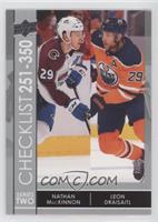 Checklist - Nathan MacKinnon, Leon Draisaitl [EX to NM]