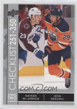 2021-22 Upper Deck Series 2 - [Base] #449 - Checklist - Nathan MacKinnon, Leon Draisaitl