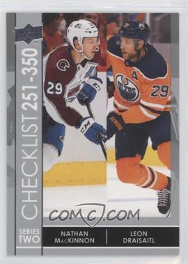 2021-22 Upper Deck Series 2 - [Base] #449 - Checklist - Nathan MacKinnon, Leon Draisaitl