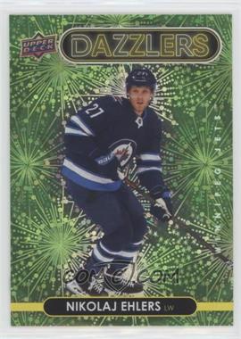 2021-22 Upper Deck Series 2 - Dazzlers - Green #DZ-99 - Nikolaj Ehlers