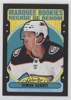 Marquee Rookies - Simon Benoit #/100