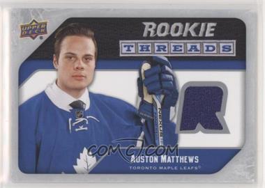 2021-22 Upper Deck Series 2 - Rookie Threads Retro Flashbacks Achievements - Tier 4 #RT-AM - Tier 4 - Auston Matthews