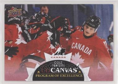 2021-22 Upper Deck Series 2 - UD Canvas #C258 - Team Canada Program of Excellence - Cole Perfetti