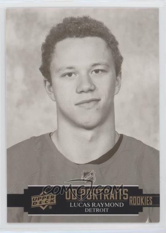 21 22 Upper Deck Series 2 Ud Portraits P 79 Sp Rookies Lucas Raymond 21 22 Upper Deck Series 2 Ud Portraits P 79 Sp Rookies Lucas Raymond